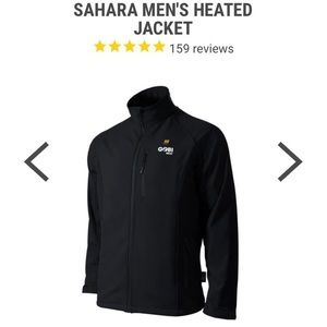 GobiHeat Mens Heated Jacket- Sz XL- BLACK